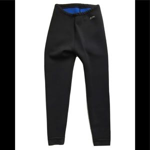 H2O Wear Neoprene Blend Black Bamboo Swim Tights Women’s Sz Medium VGUC